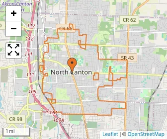 Area schools map